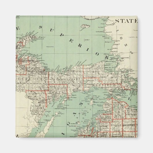 ミシガン州 マグネット (正面)