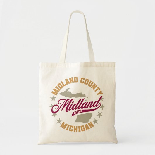 ミシガン州,ミッドランド トートバッグ (正面)