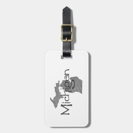 ミシガン州 ラゲッジタグ (正面縦)