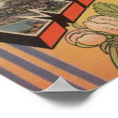 ミシガン州(州首都/花) ポスター (角)