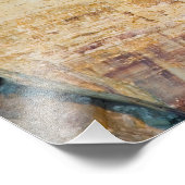 ミシガン州Giant Rock Slab, Pictured Rocks NL フォトプリント (角)