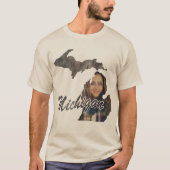 ミシガン州Tシャツの写真州 Tシャツ (正面)