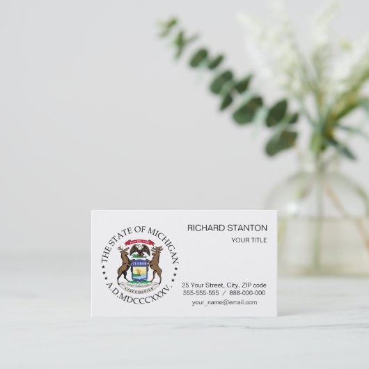 ミシガン徴候 名刺 (スタンド正面)