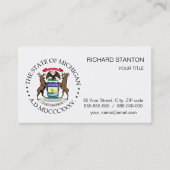 ミシガン徴候 名刺 (正面)