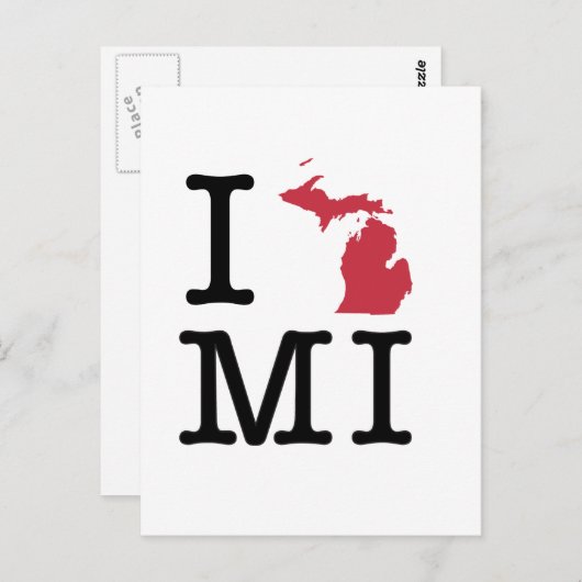 ミシガン愛してる ポストカード (正面/裏面)
