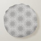 ミシガン抽象芸術石のパターン ラウンドクッション (裏面)