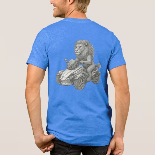 ミシガン支部 - スパイダーライオン トライブレンドＴシャツ (裏面)