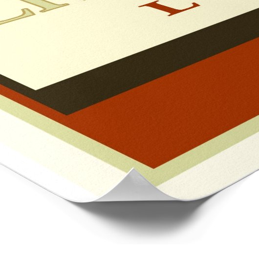 ミシガン旅行 ポスター (角)