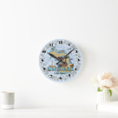 ミシガン時計 ラウンド壁時計 (ホーム)