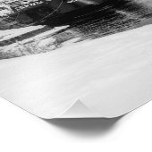 ミシガン港ヒューロンにドッキングしたUSCGカッターブルン フォトプリント            (角)