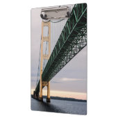 ミシガン湖からマッキナック橋が見える クリップボード (左)