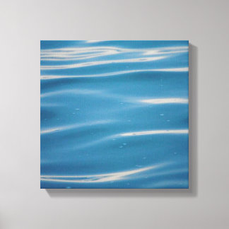 ミシガン湖で雨が降る キャンバスプリント