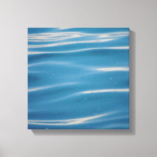 ミシガン湖で雨が降る キャンバスプリント (正面)