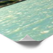 ミシガン湖によるシカゴのスカイラインの眺め ポスター (角)