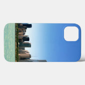 ミシガン湖によるシカゴのスカイラインの眺め Case-Mate iPhoneケース (裏面 (横))