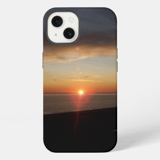 ミシガン湖のサンセット Case-It iPhoneケース (裏面)