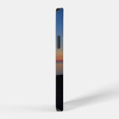 ミシガン湖のサンセット iPhoneケース (右側面)