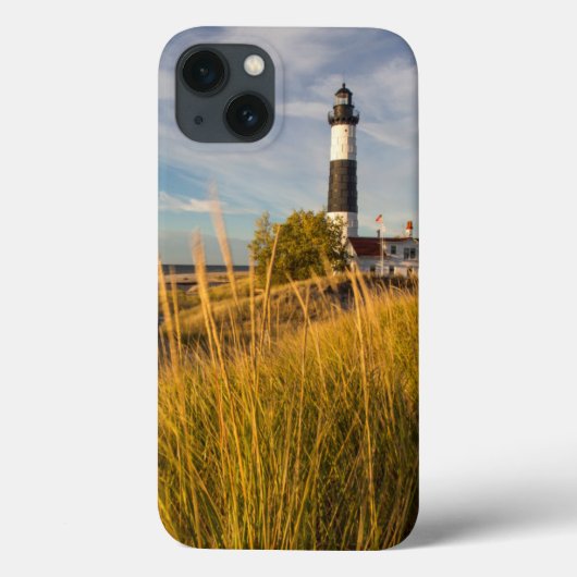 ミシガン湖のビッグセーブルポイント灯台 Case-Mate iPhoneケース (裏面)