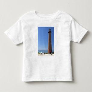 ミシガン湖のリトルセーブルポイント灯台 トドラーTシャツ