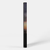 ミシガン湖の夕日 iPhoneケース (右側面)