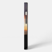 ミシガン湖の夕日 iPhoneケース (左側面)