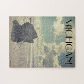 ミシガン湖の美しい景色 ジグソーパズル (横)