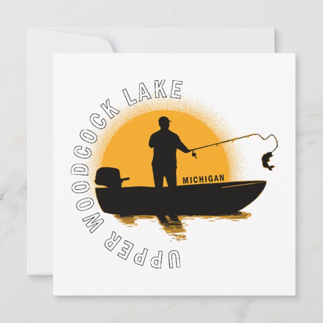 ミシガン湖の釣り (正面)