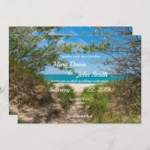 ミシガン湖の静けさ 招待状 (正面/裏面)