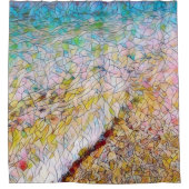 ミシガン湖ショアシャワーカーテン シャワーカーテン (正面)