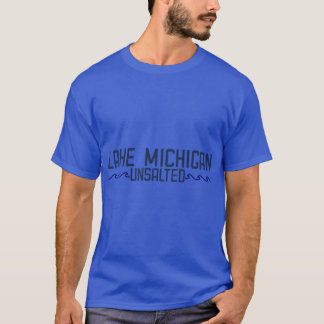 ミシガン湖ネイビー Tシャツ