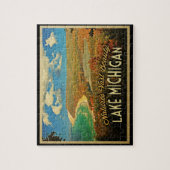 ミシガン湖ヴィンテージ ジグソーパズル (縦)