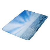 ミシガン湖上空のサイラス雲 バスマット (アングル)