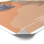 ミシガン湖海岸沿いのポスター、8"x10"ポスター ポスター (角)