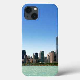 ミシガン湖著シカゴのスカイラインの眺め iPhone 13ケース