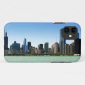 ミシガン湖著シカゴのスカイラインの眺め Case-Mate iPhoneケース (裏面(横))