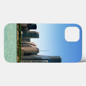 ミシガン湖著シカゴのスカイラインの眺め Case-Mate iPhoneケース (裏面 (横))