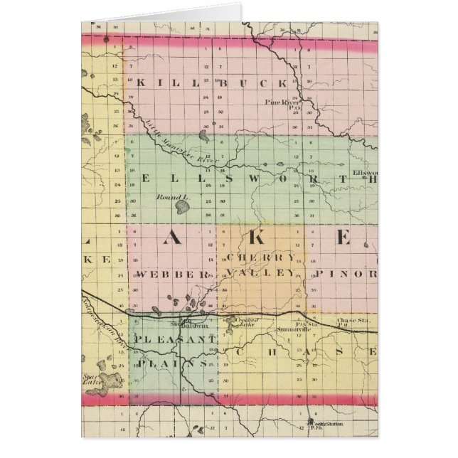 ミシガン湖郡図 (正面)