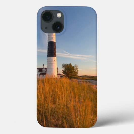 ミシガン湖3のビッグセーブルポイントライトハウス Case-Mate iPhoneケース (裏面)