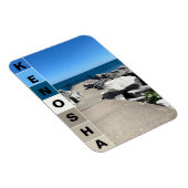 ミシガン湖 – ウィスコンシン州ケノシャ マグネット (右側)