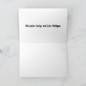 ミシガン湖 カード (内部)