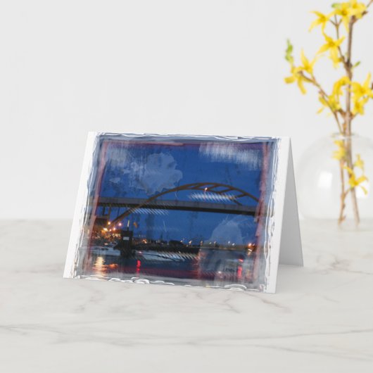 ミシガン湖 カード (黄色い花)