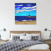 ミシガン湖 - キャンバスプリント (30"x30") (インサイチュ (寝室))