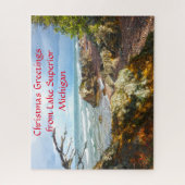 ミシガン湖。 ジグソーパズル (縦)