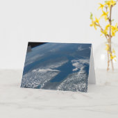 ミシガン湖、ヒューロン湖、ミシガン州。 カード (黄色い花)