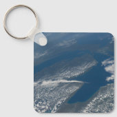 ミシガン湖、ヒューロン湖、ミシガン州。 キーホルダー (正面)