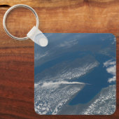 ミシガン湖、ヒューロン湖、ミシガン州。 キーホルダー (正面)