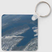 ミシガン湖、ヒューロン湖、ミシガン州。 キーホルダー (裏面)