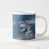 ミシガン湖、ヒューロン湖、ミシガン州。 ジャンボコーヒーマグカップ (右)