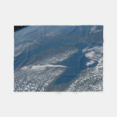 ミシガン湖、ヒューロン湖、ミシガン州。 フリースブランケット (正面(横))