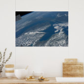 ミシガン湖、ヒューロン湖、ミシガン州。 ポスター (キッチン)